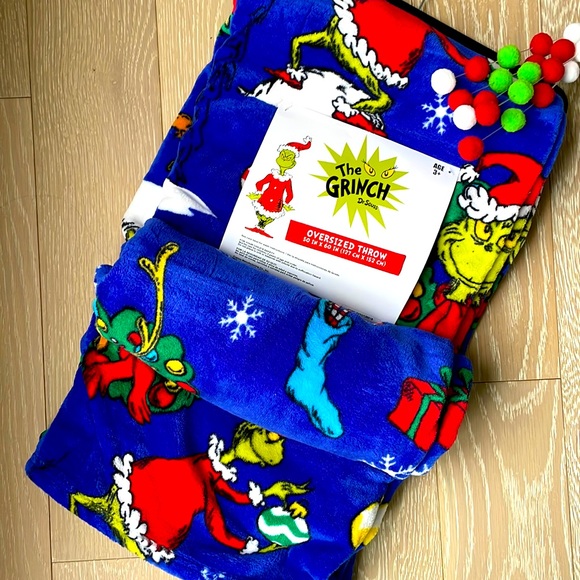 Other - LAST ONE Grinch Throw Oversized LAST ONE
